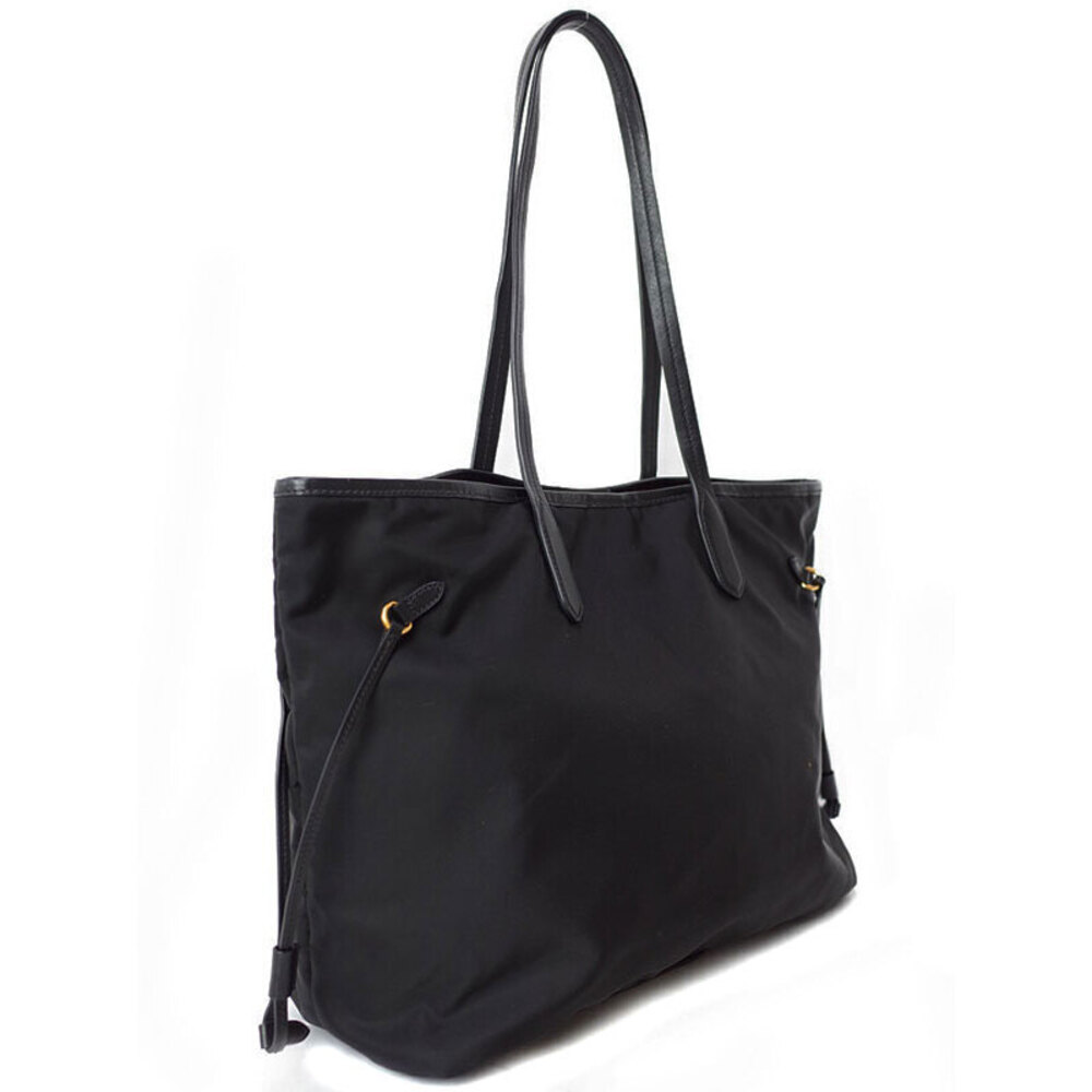 Prada Tessuto Vela Tote Shoulder Bag Black - Picture 2 of 9